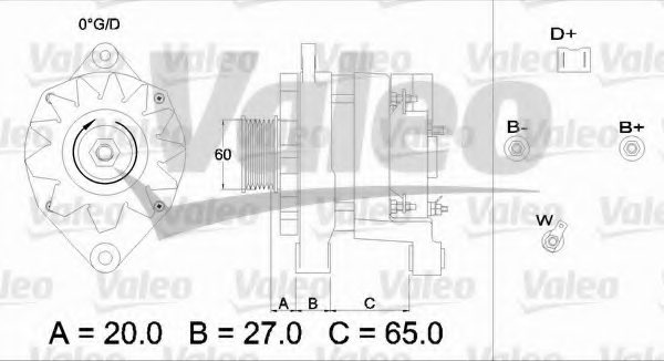 VALEO 436256 Alternator